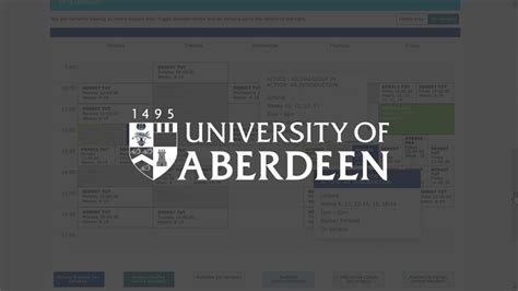 aberdeen uni mytimetable.